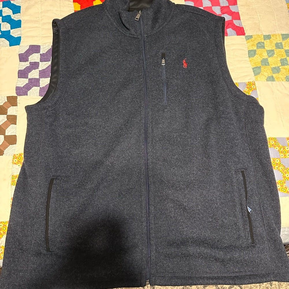Ralph Lauren Men's Dark Blue Vest